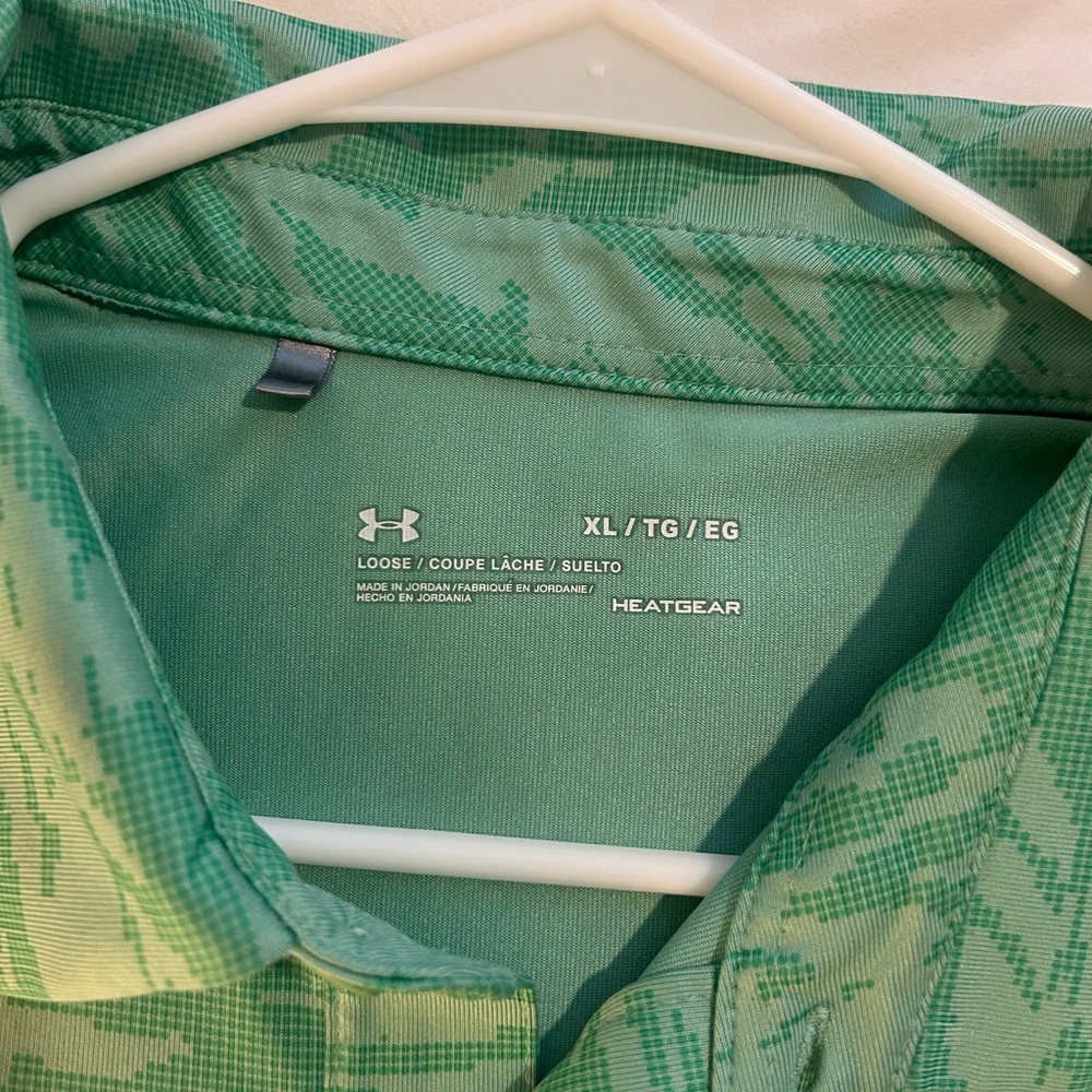 Under Armour Camouflage Green Polo
